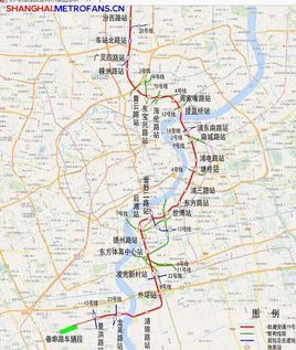 19 404 上海轨道交通19号线(shanghai metro line 19)南北走向线路.