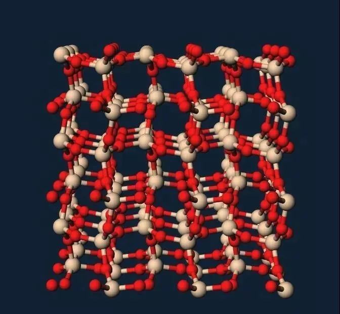 晶体模型图3 方解石方解石晶体结构图晶体模型图4 石墨石墨晶体结构