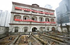 [上海]89岁洋房"悬浮"移36米转93度 月底完工