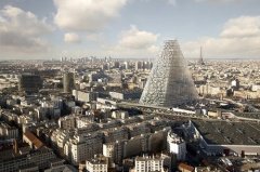 巴黎拟建42层三角形玻璃楼 城市完美天际线恐将不保