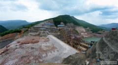 湖南省一号水利工程:涔天河水库扩建工程大坝已具雏形