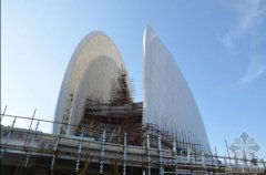 两个“大贝壳”型珠海歌剧院日月贝竣工在即
