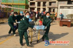 [陕西]西安浐灞生态区举办建筑工程外架坍塌应急救援演练活动