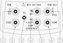 MX824-J温度校验仪按键<font color='red'>插孔</font>