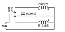 图4  开关控制正反转接线