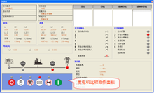 发电机实时观察和操作界面