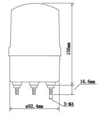 LTE-1104灯泡旋转警示灯 