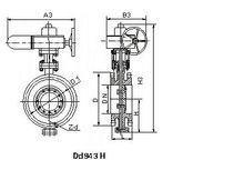 <font color='red'>D943</font>H<font color='red'>电动法兰蝶阀</font>相关尺寸