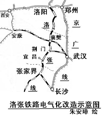 焦柳铁路详细线路图图片