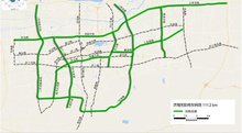 济南电车BRT线路网